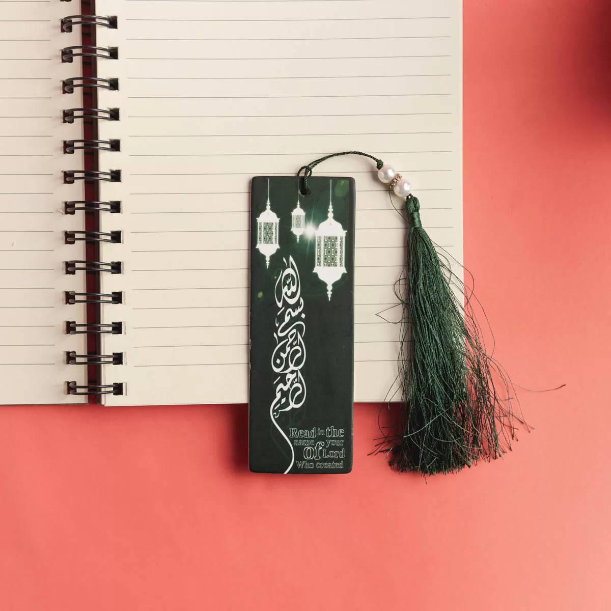 Bismillahir Rahmanir Rahim Calligraphy and English Bookmark - Image 4