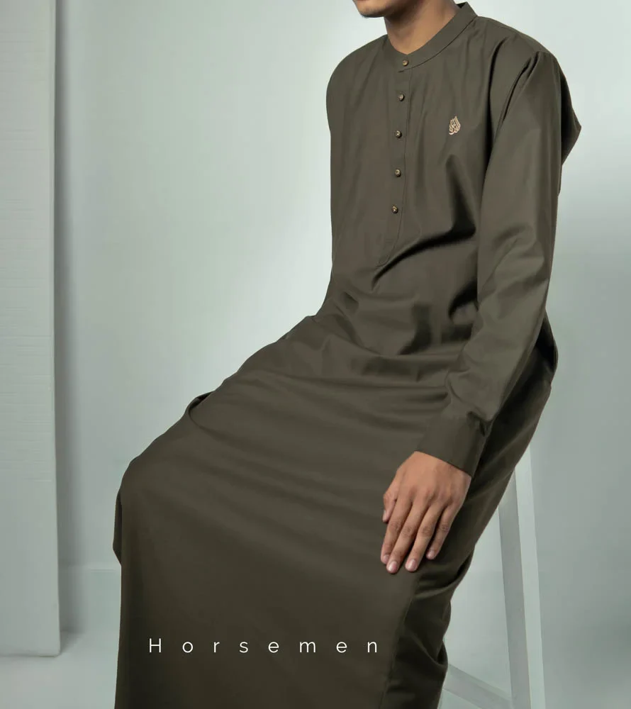 Horsemen Thobe-Secret Meadow Green