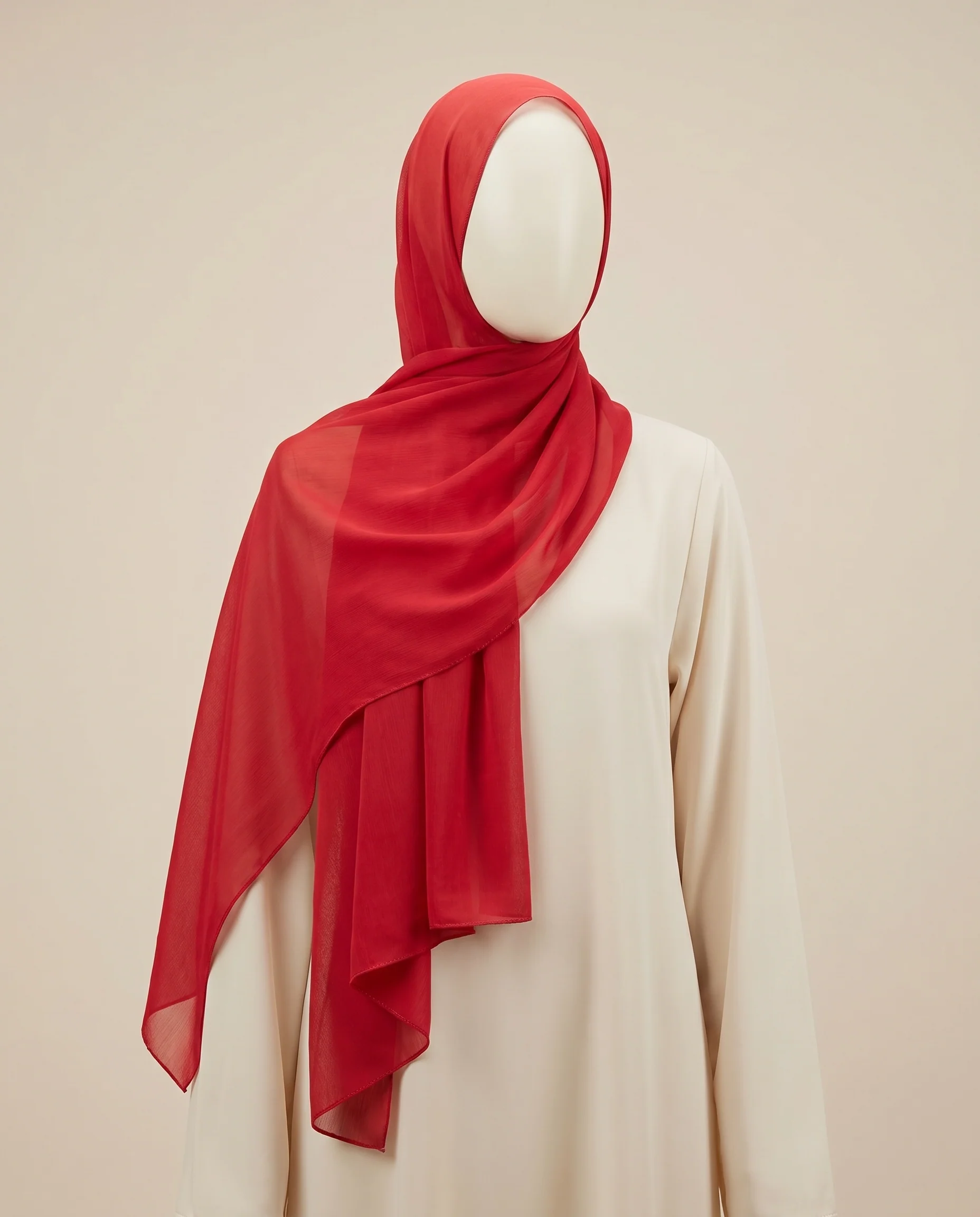 Pashmina Hijab Blood Red (PBR) - Image 5