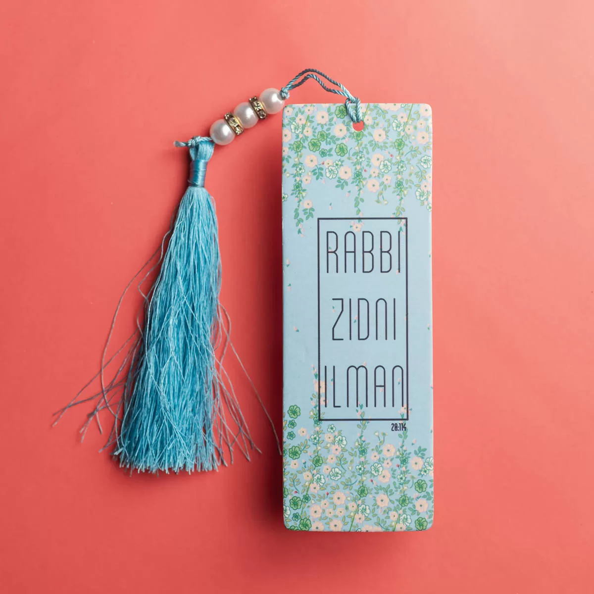Rabbi Zidni Ilma Floral Bookmark
