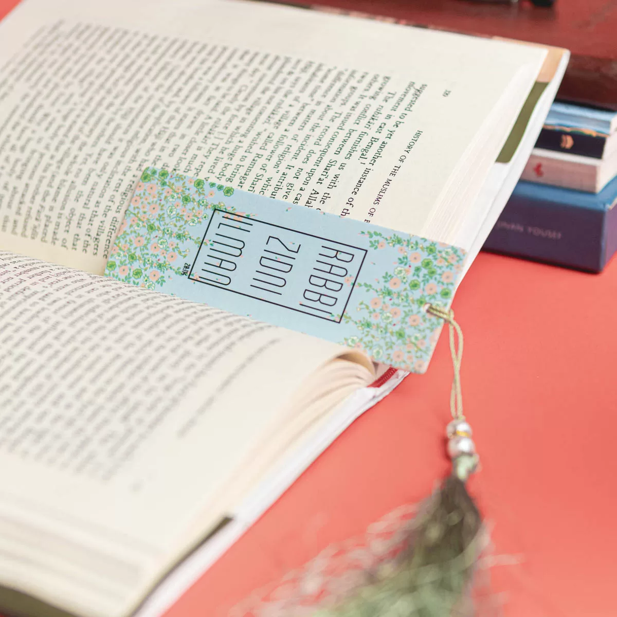 Rabbi Zidni Ilma Floral Bookmark - Image 7