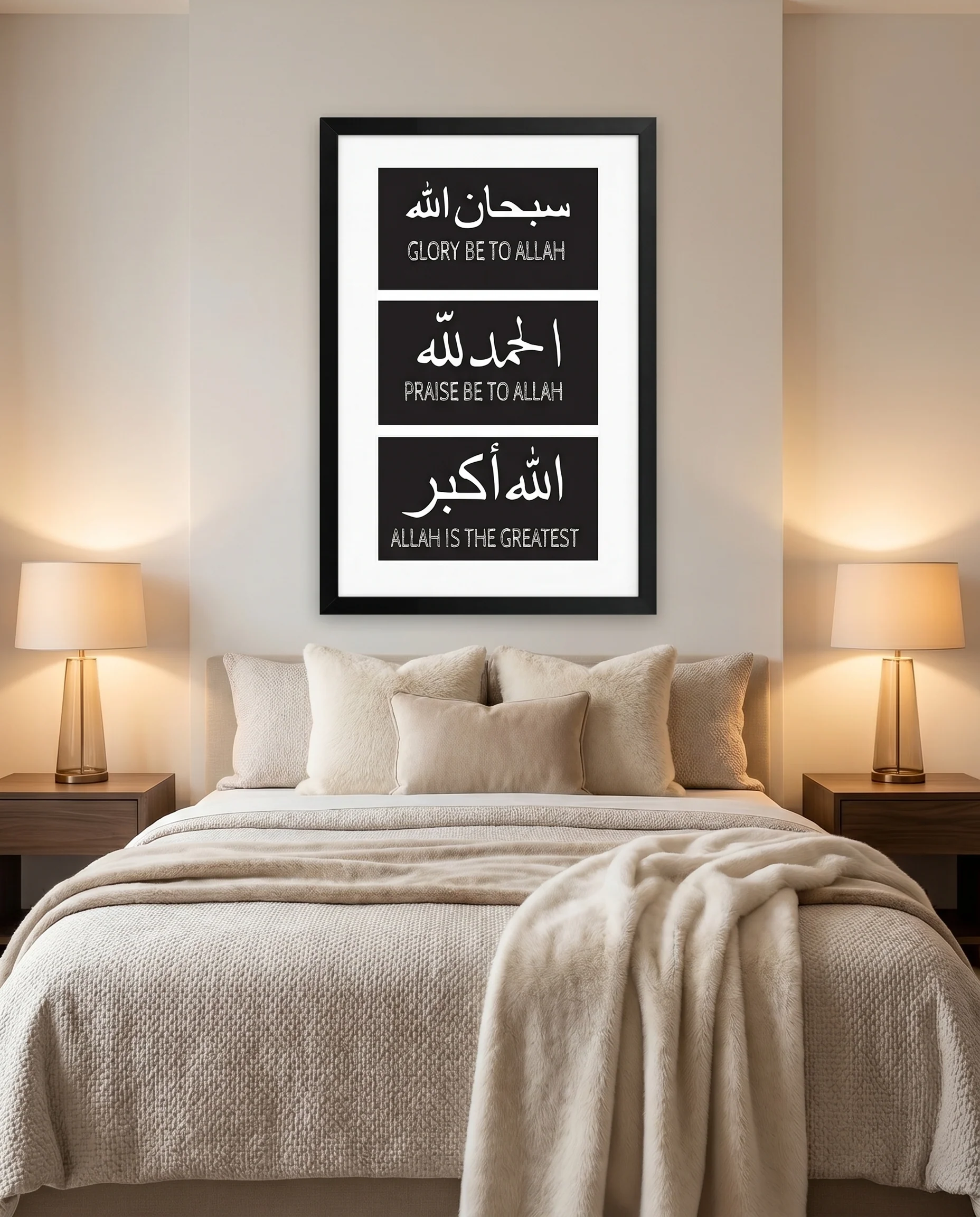 Zikr Minimal Glass Frame (English Meaning) - Image 2